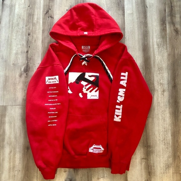 Metallica, X  Puck Hcky, Sweatshirt, Hoodie, RARE, Limited Edition, Size L - Picture 5 of 14